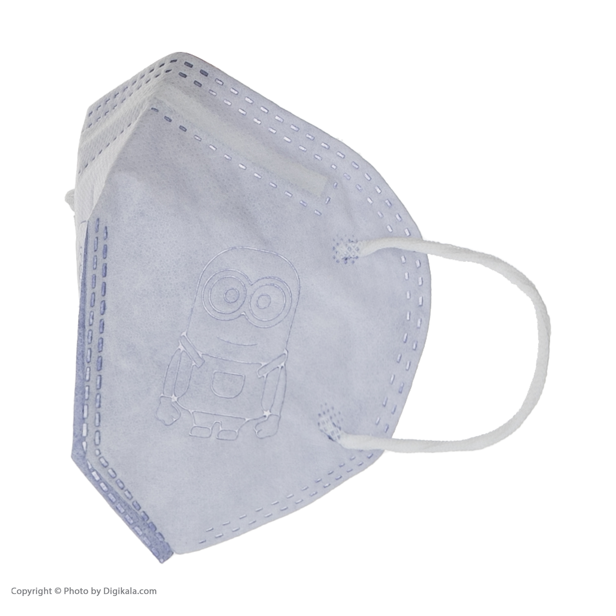 ماسک تنفسی کودک هیراد مدل آبی کد N95 مجموعه 50 عددی