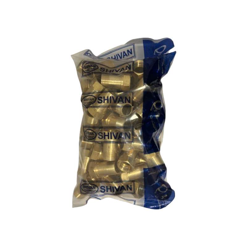 اتصال روپیچ توپیچ مدل 3/4 بلند کروم بسته 50 عددی