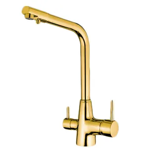 شیر آشپزخانه پیچک مدل شاوری دوکاره نگین کد kr1947