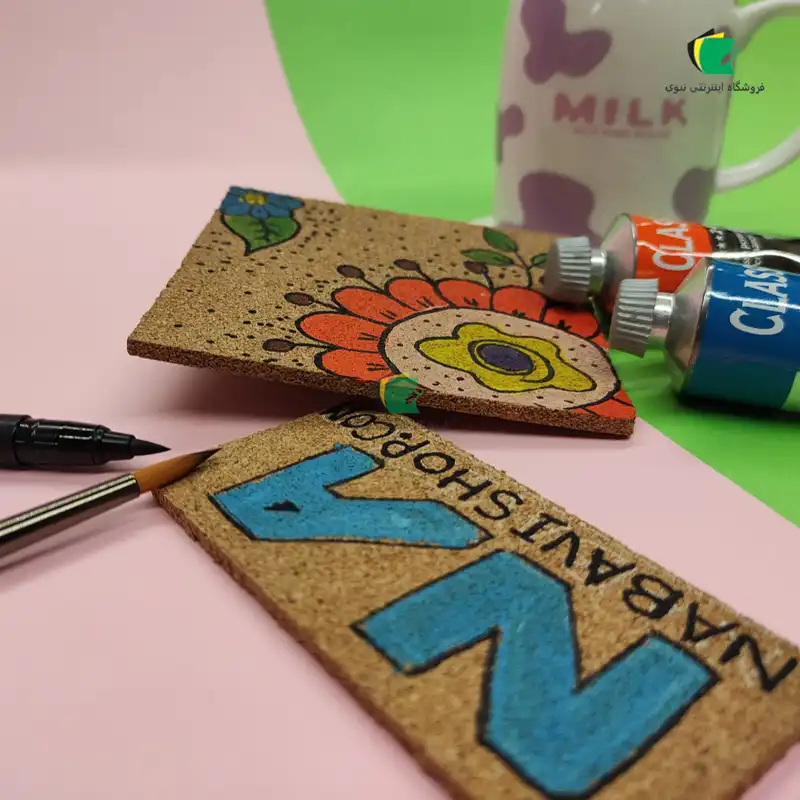 ورق چوب پنبه فابیران مدل کرک ریباس کد 1m4560 بسته 2 عددی