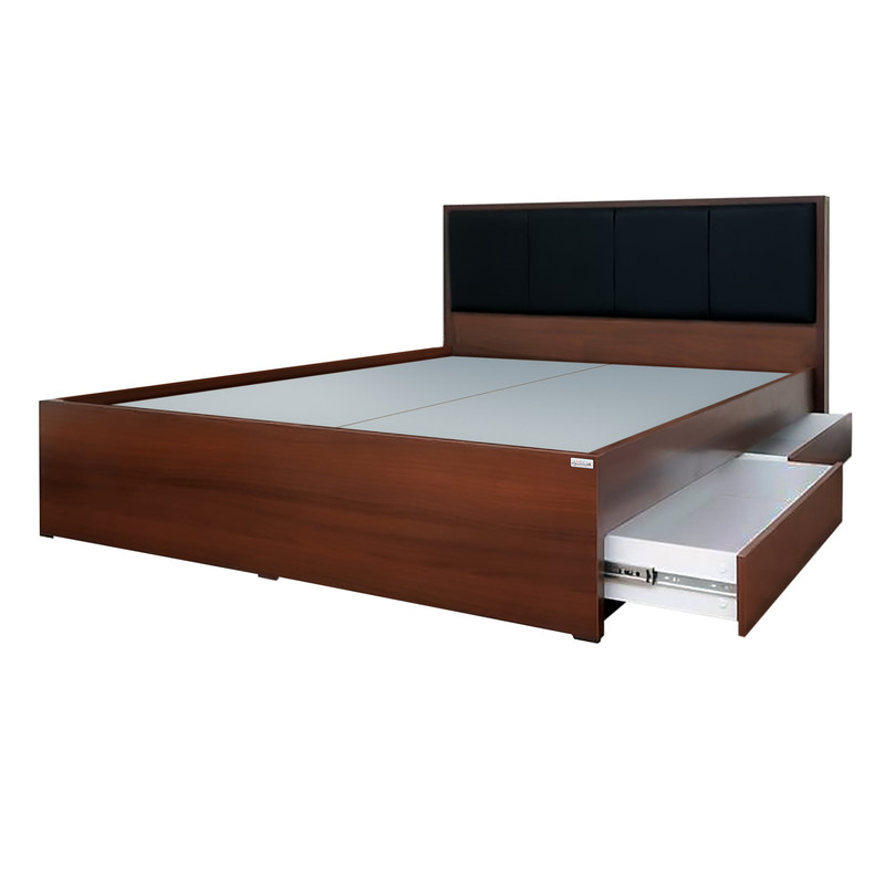تخت خواب دو نفره هیراد مدل Z101-MDF سایز 160x200 سانتی متر