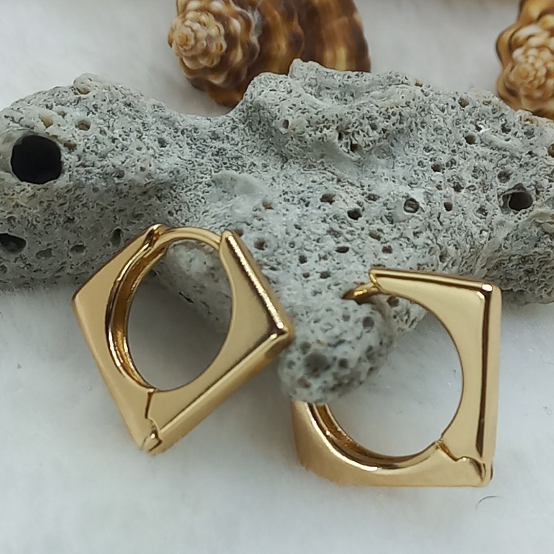 گوشواره زنانه ژوپینگ مدل آینه ای کد NN 042 -  - 4