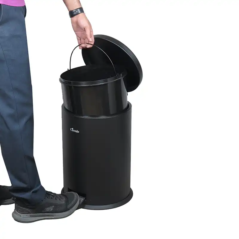 سطل زباله پدالی سیرکل مدل آرام بند کد 20L
