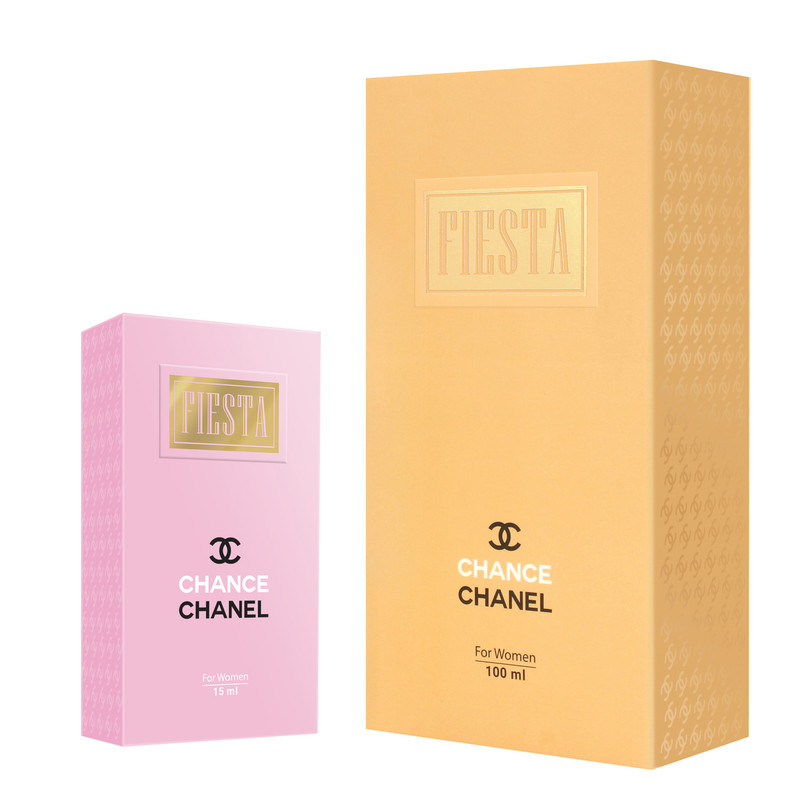 ادو پرفیوم زنانه فیستا مدل CHANEL CHANCE حجم 100 میلی لیتر به همراه عطر جیبی زنانه فیستا حجم 15 میلی لیتر