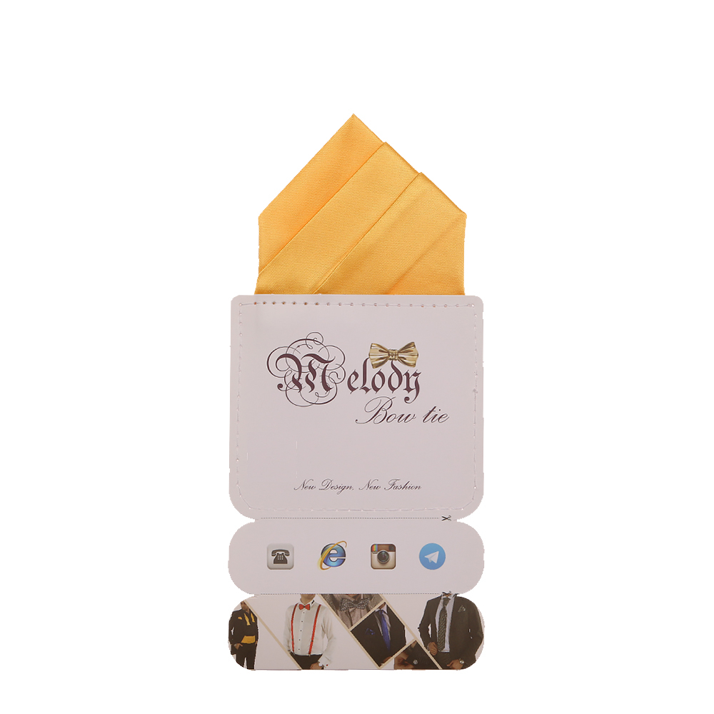 دستمال جیب مردانه ملودی مدل PS5106MSOyllw