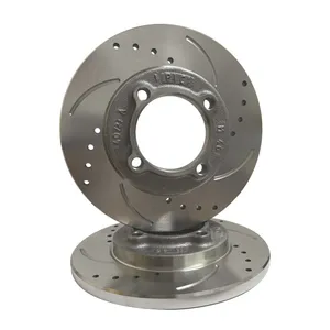 دیسک ترمز چرخ جلو فاضل قطعه توس مدل اسپرت سوراخ دار مناسب برای پراید بسته 2 عددی