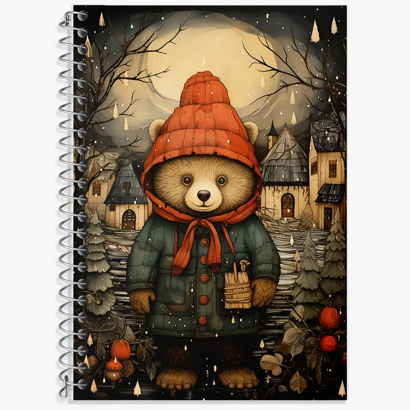 دفتر نت موسیقی 50 برگ خندالو طرح خرس کد F6729