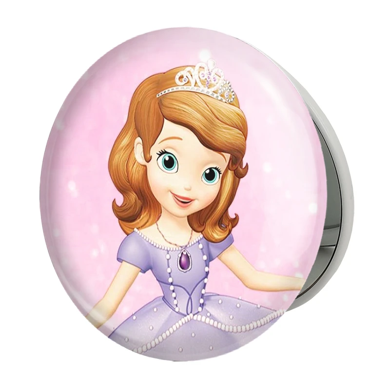 آینه جیبی خندالو طرح سوفیا مدل تاشو کد 12546 