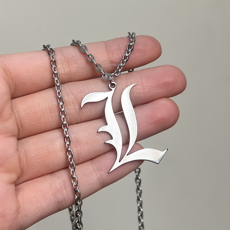 گردنبند مدل L انیمه Death note گردنبند مدل L انیمه Death note