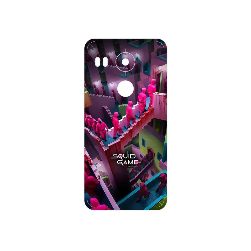 برچسب پوششی ماهوت مدل Squid Game مناسب برای گوشی موبایل گوگل Nexus 5X