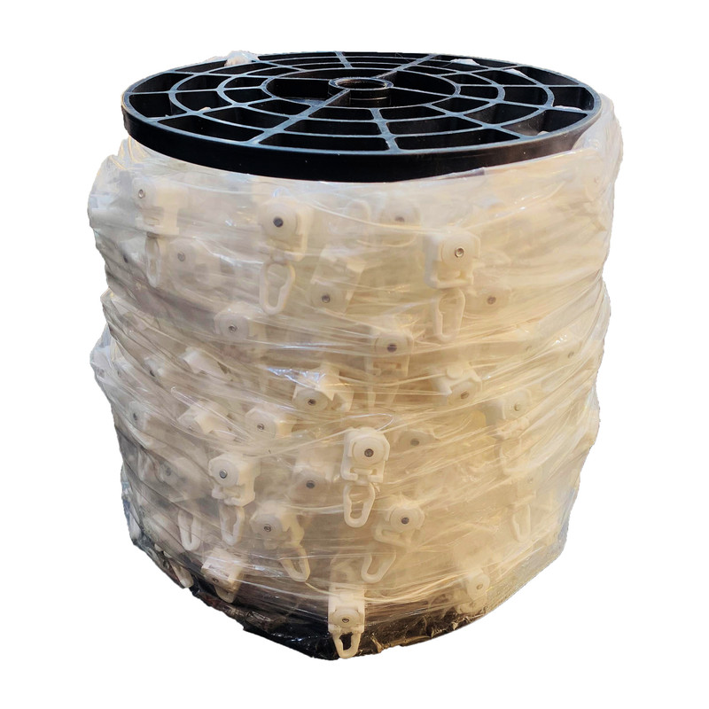 گیره چوب پرده مدل مینیمال چرخ دار طول 10 متر