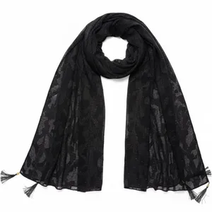 شال زنانه مدل نخی نگین دار 63839