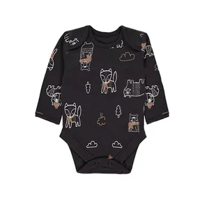 بادی آستین بلند نوزادی جورج مدل GEN00326