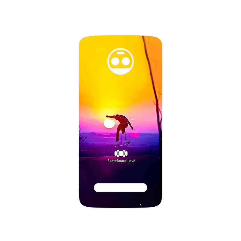 برچسب پوششی ماهوت مدل Skateboard مناسب برای گوشی موبایل موتورولا Moto Z2 Force