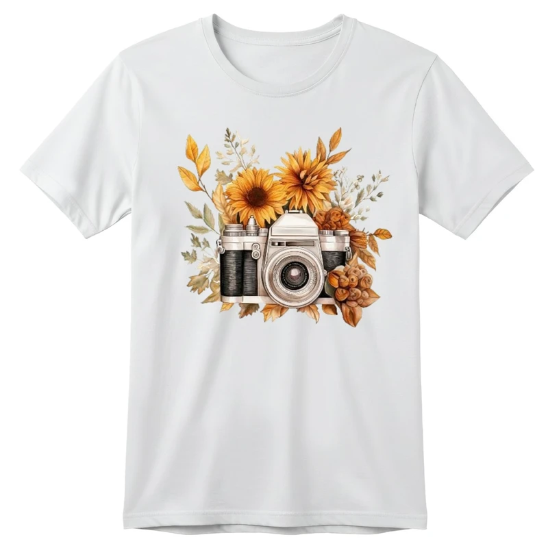 تی‌شرت آستین کوتاه بچگانه مدل دوربین عکاسی کد p1 