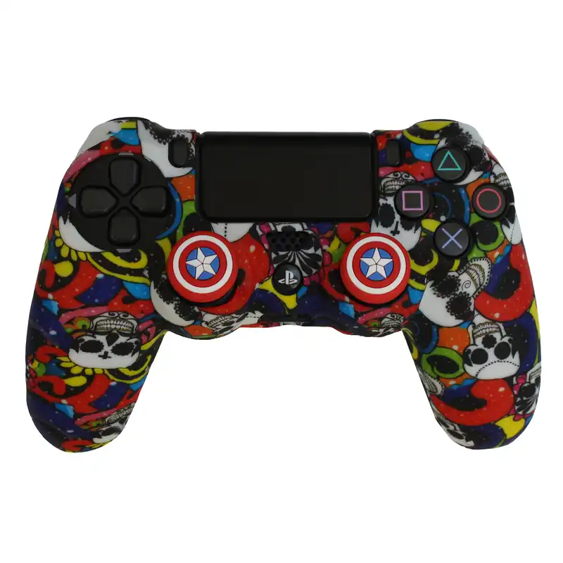 محافظ دسته بازی پلی استیشن 4 مدل starred skeleton به همراه روکش آنالوگ
