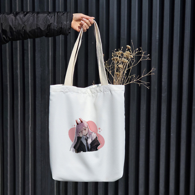 ساک خرید خندالو مدل پاور انیمه مرد اره ای کد 1448