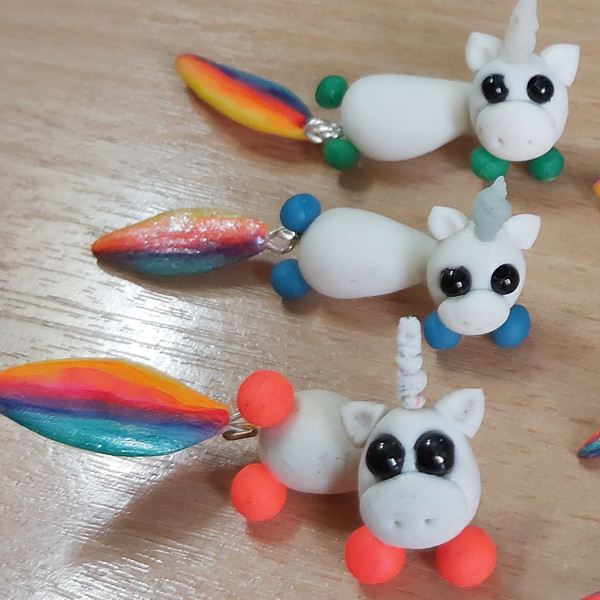 گوشواره زنانه طرح یونیکورن مدل UNC 02 گوشواره زنانه طرح یونیکورن مدل UNC 02