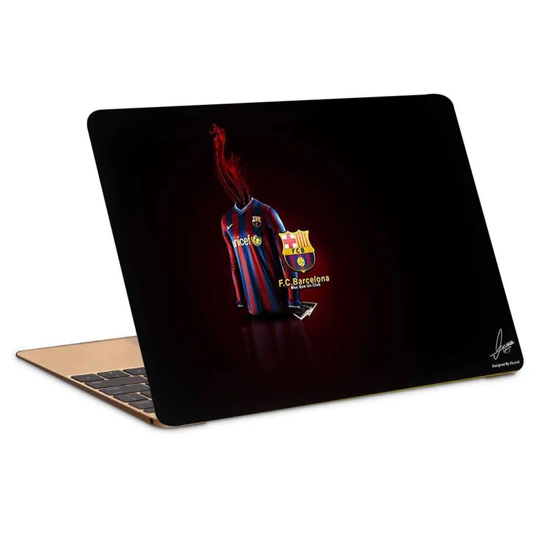 استیکر لپ تاپ طرح f.c barcelona 2کد c-272مناسب برای لپ تاپ 15.6 اینچ