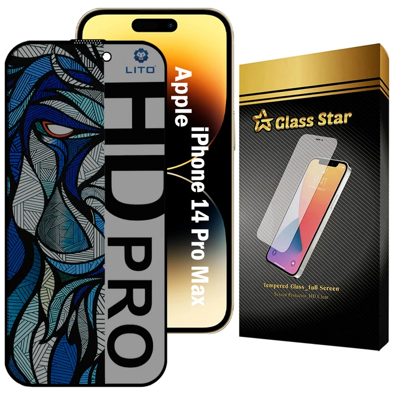 محافظ صفحه نمایش گلس استار مدل LITOPRVG مناسب برای گوشی موبایل اپل iPhone 14 Pro Max