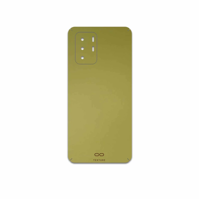 برچسب پوششی ماهوت مدل Matte-Gold مناسب برای گوشی موبایل شیائومی Poco X3 GT 5G