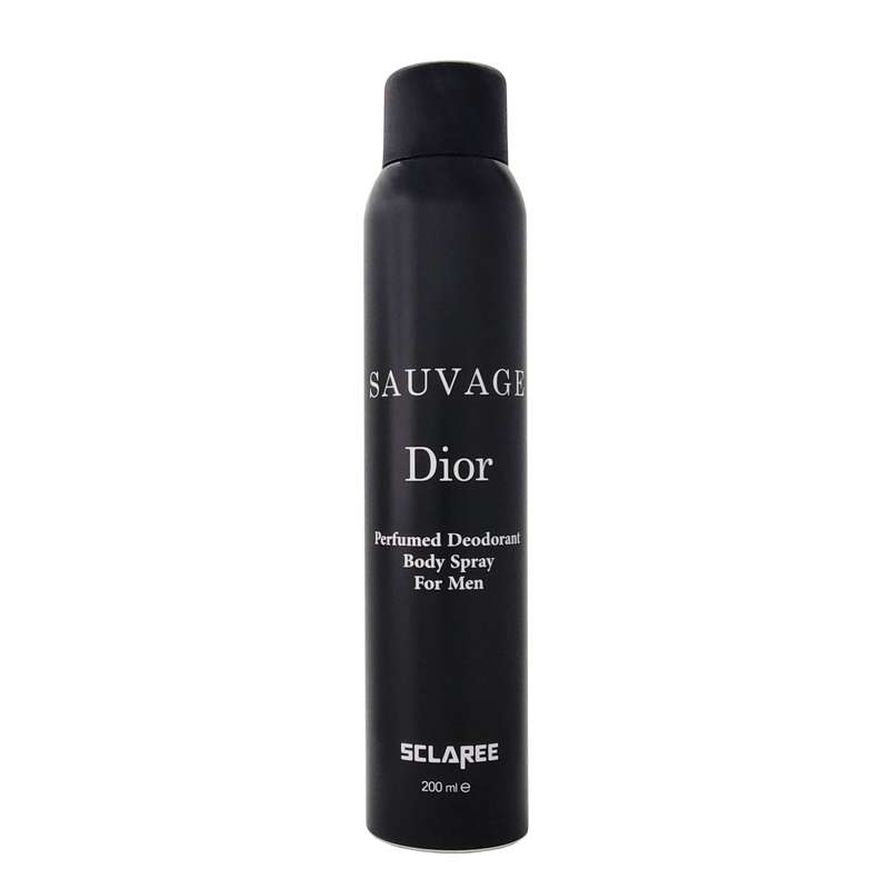 اسپری بدن مردانه اسکلاره مدل Sauvage Dior حجم 200 میلی لیتر