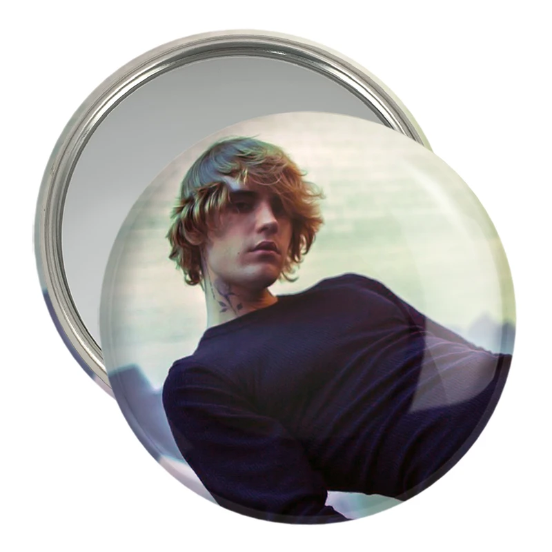 آینه جیبی خندالو مدل جاستین بیبر Justin Bieber  کد 19033