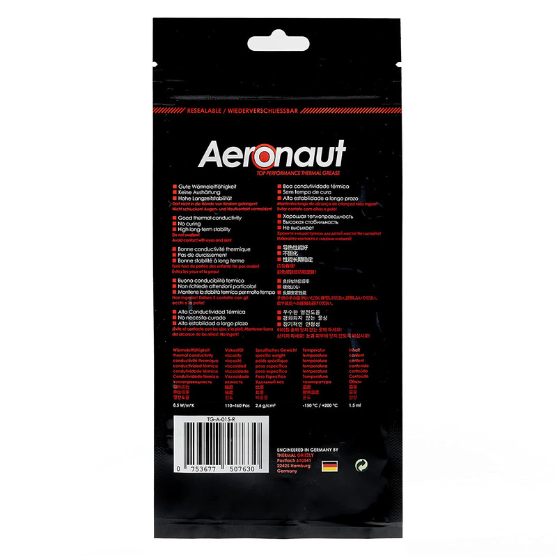 خمیر سیلیکون ترمال گریزلی مدل Aeronaut