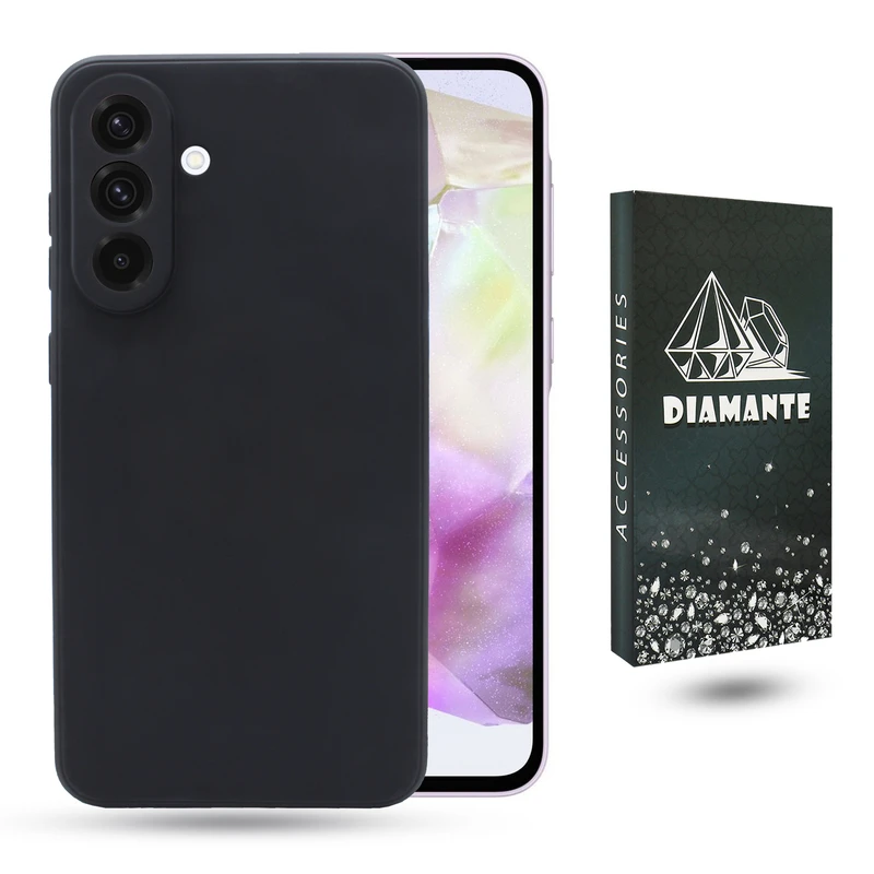 کاور دیامانته مدل Sili2 Navy مناسب برای گوشی موبایل سامسونگ Galaxy A56