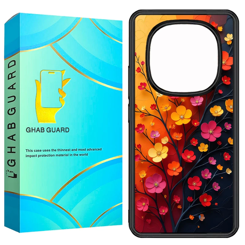 کاور قاب گارد طرح گل مدل GN14P مناسب برای گوشی موبایل شیائومی Redmi Note 14 Pro 5G / Note 14 Pro Plus 5G