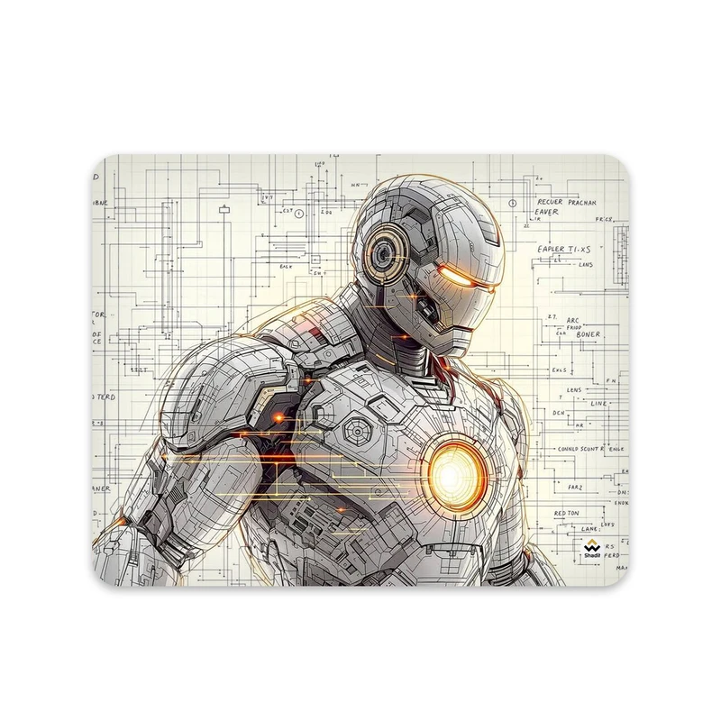 ماوس پد شادیت مدل Iron Man کد294 سایز 24*19 سانتی متر