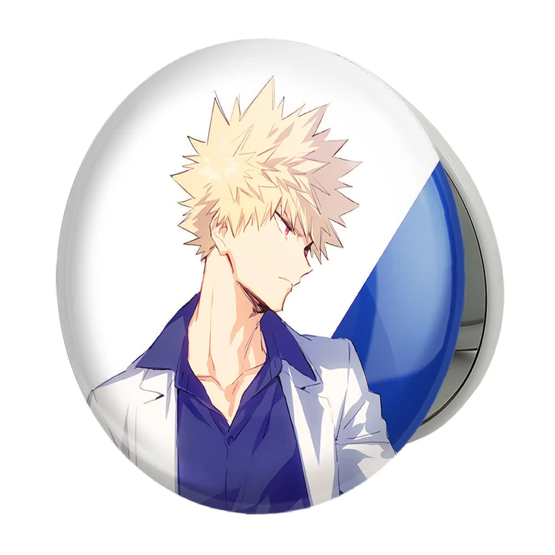 آینه جیبی خندالو طرح کاتسوکی باکوگو انیمه آکادمی قهرمان من My Hero Academia مدل تاشو کد 10078 