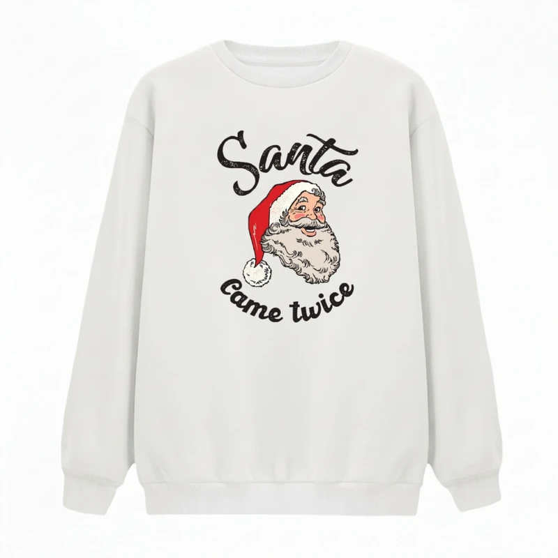 سویشرت زنانه مدل بابانوئل کریسمس کد v4 