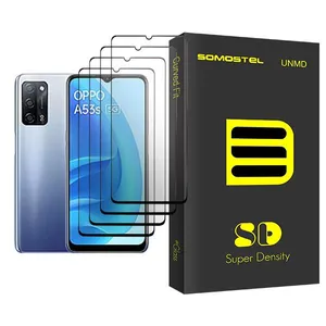 Somastel SD Glass MIX004 Screen Protector For Oppo A53s 5G Pack Of 4