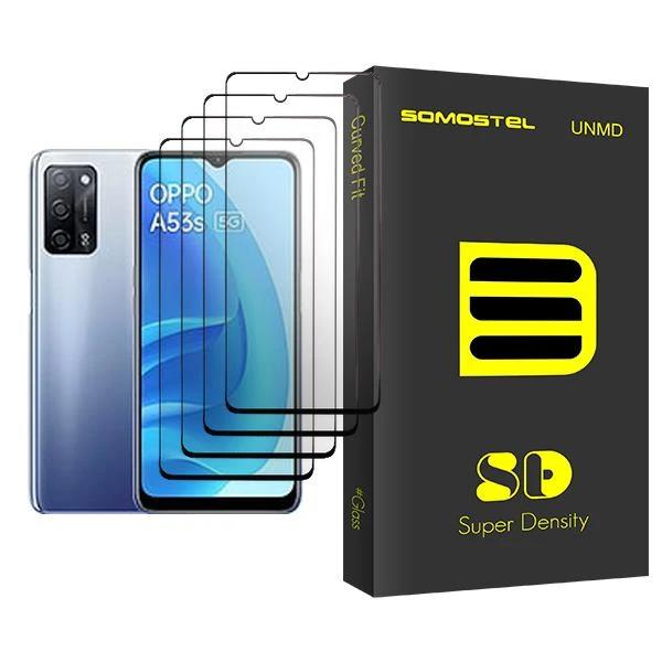 محافظ صفحه نمایش سوماستل مدل SD Glass MIX004 مناسب برای گوشی موبایل اوپو A53s 5G بسته چهار عددی