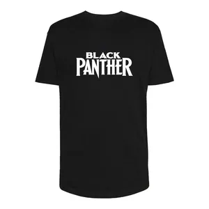 تی شرت لانگ آستین کوتاه مردانه مدل  Black Panther کد Sh105 رنگ مشکی