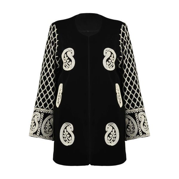 مانتو کتی زنانه مدل MDSS-CH1125 رنگ مشکی