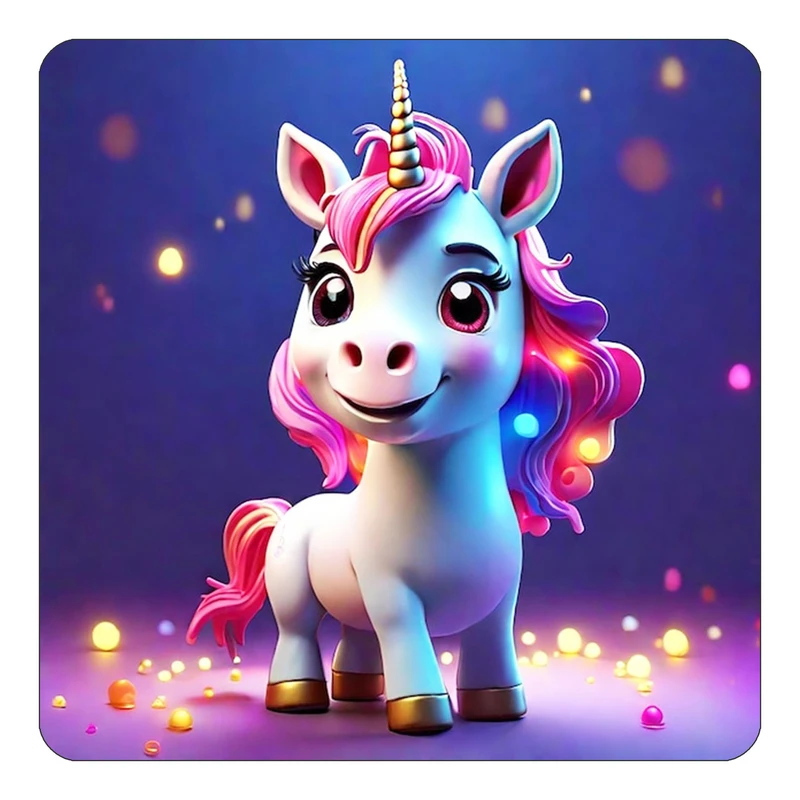 مگنت کاکتی طرح اسب تک شاخ و یونیکورن مدل mp30767