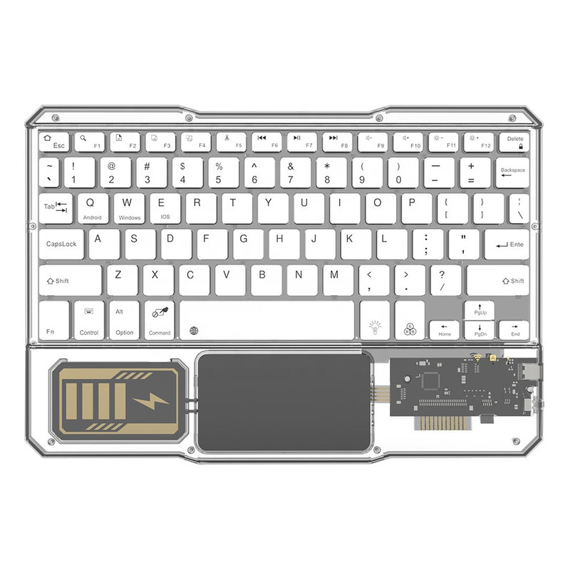 کیبورد مدل Bluetooth transparent