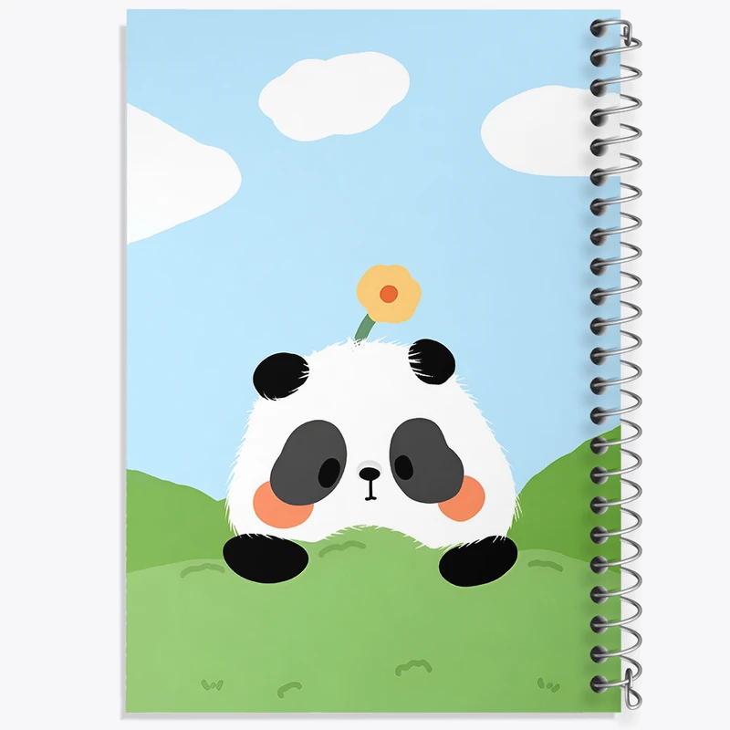 دفتر نقاشی 50 برگ خندالو طرح پاندای بانمک کد N5359