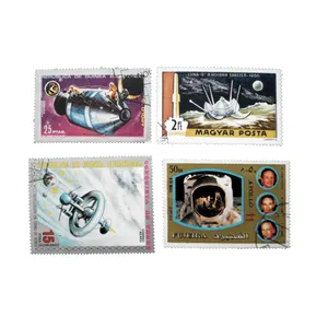 تمبر یادگاری مدل فضاپیما کد DS3015  مجموعه 4 عددی