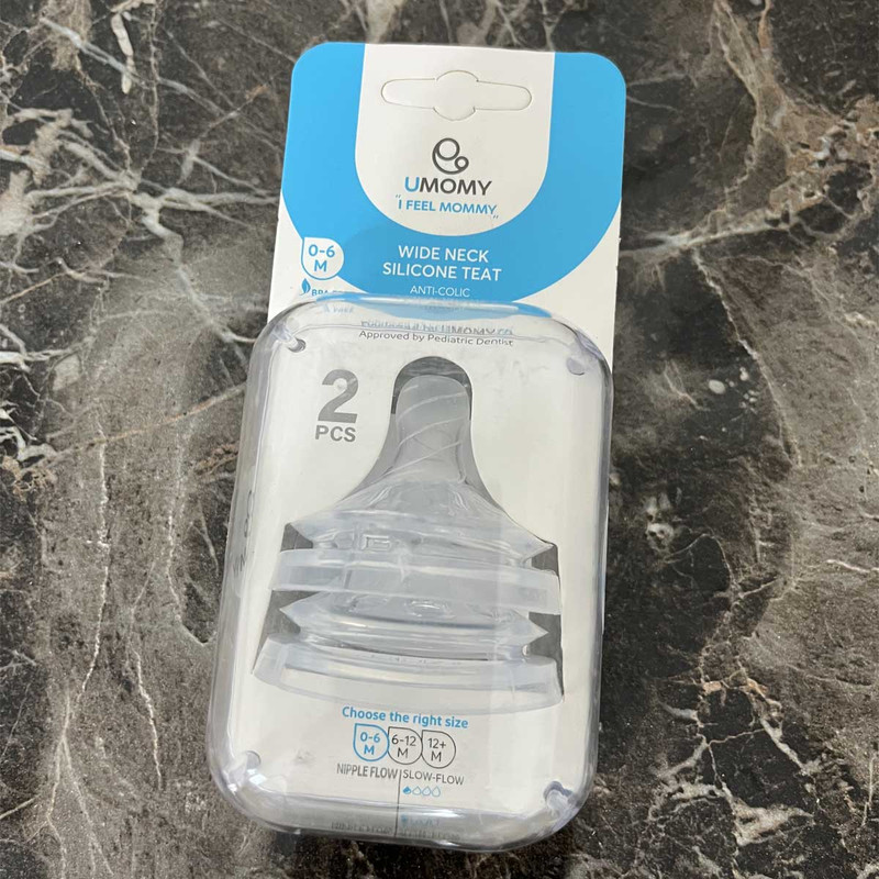 سرشیشه شیر یومامی مدل دهانه عریض تک قطره بسته دو عددی