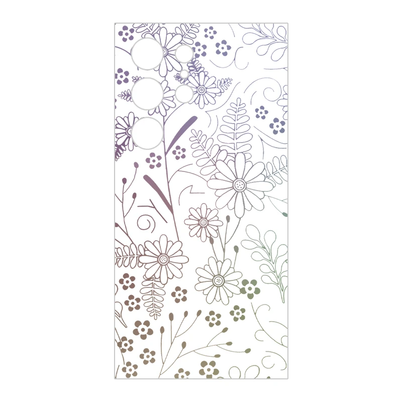 برچسب پوششی ریمکس مدل Clea طرح گل مناسب برای گوشی موبایل سامسونگ Galaxy S24 Ultra