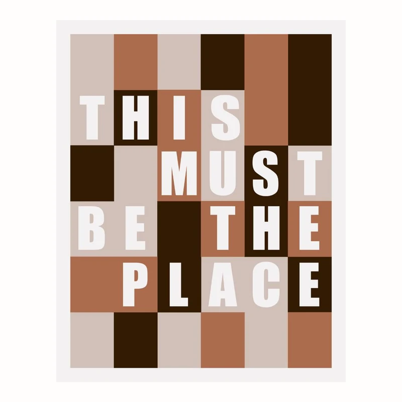 پوستر مدل این باید همان جا باشد