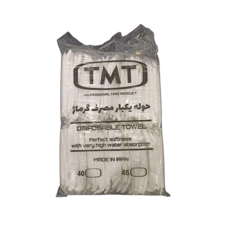 حوله یکبار مصرف تی ام تی مدل گرماژ مجموعه 100 عددی
