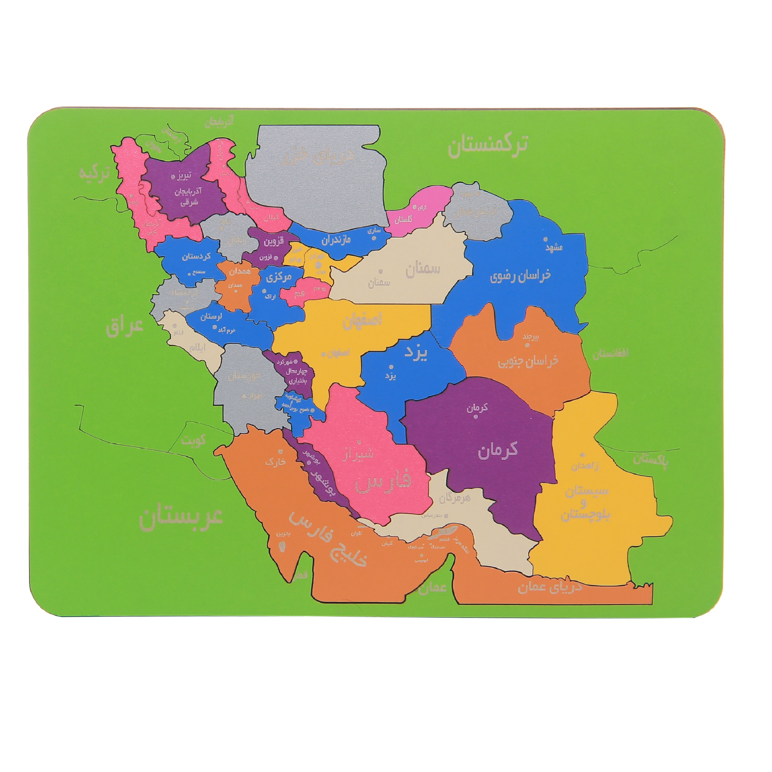 بازی آموزشی مدل نقشه ایران کد F213