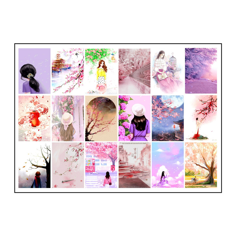 برچسب مدل وینتج رویایی طرح ژورنال اسکرپ بوک کد 03