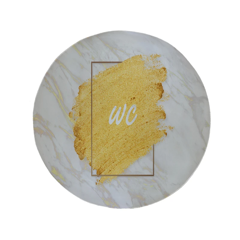 پادری مدل دایره طرح سرویس بهداشتی کد 8389 سایز 90 × 90 سانتی متر