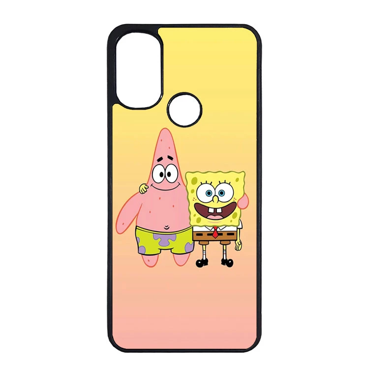 کاور گالری وبفر طرح باب اسفنجی و پاتریک مناسب برای گوشی موبایل موتورولا moto e20