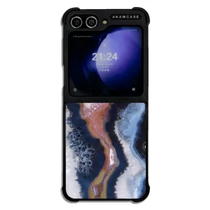AKAM AMC-WSGZFLIP5-MARBLE-27 Cover For Samsung Galaxy Z Flip 5